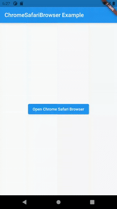 ChromeSafariBrowser android basic usage